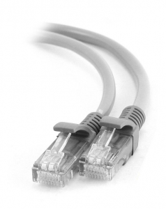 Gembird Cablexpert UTP CAT5e patch kábel 0.25m szürke (PP12-0.25M)